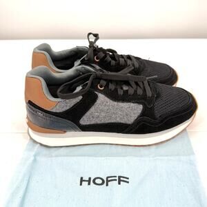 NEW Hoff Women's London City Gray & Black Reading Trainers Sneakers Size 9